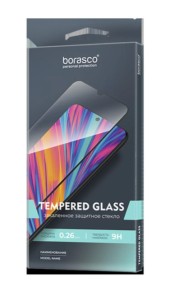 Защитное стекло Borasco Tempered Glass для Tecno Spark Go (2024) Full Glue Black