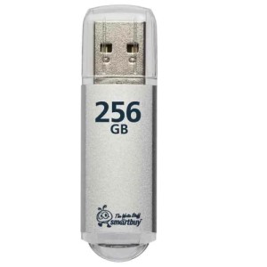 USB Flash Drive Smartbuy V-Cut USB 3.0/3.1 256GB Silver (SB256GBVC-S3)