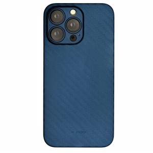 Накладка силикон под карбон KZDOO Air Carbon для Apple iPhone 15 Pro Blue