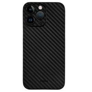 Накладка силикон под карбон KZDOO Air Carbon для Apple iPhone 15 Pro Black