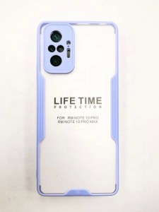 Накладка силикон Life Time для Xiaomi Redmi Note 10 Pro Сиреневый