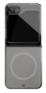 Накладка пластик VLP Crystal Case With MagSafe для Samsung Galaxy Z Flip6 Прозрачный