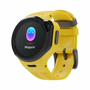 Детские смарт-часы ELARI KidPhone 4GR M c Марусей Yellow (Желтый)