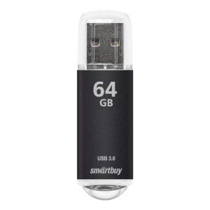 USB Флеш-накопитель Smartbuy V-Cut USB 3.0/3.1 64GB Черный (SB64GBVC-K3)