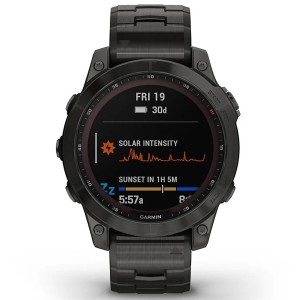 Смарт-часы Garmin Fenix 7 Sapphire Solar Edition Vented Titanium Band