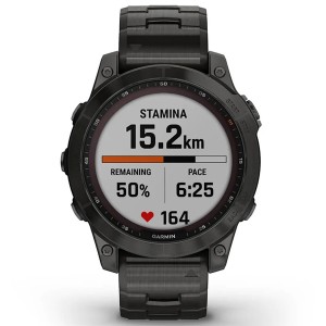 Смарт-часы Garmin Fenix 7 Sapphire Solar Edition Vented Titanium Band