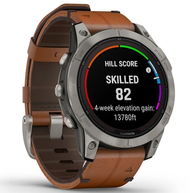 Смарт-часы Garmin Fenix 7 Pro Sapphire Solar Edition Leather Band