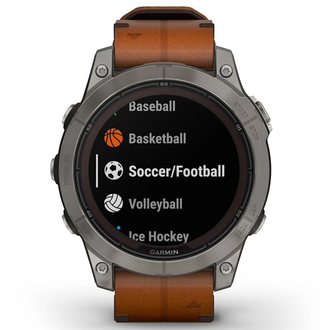 Смарт-часы Garmin Fenix 7 Pro Sapphire Solar Edition Leather Band