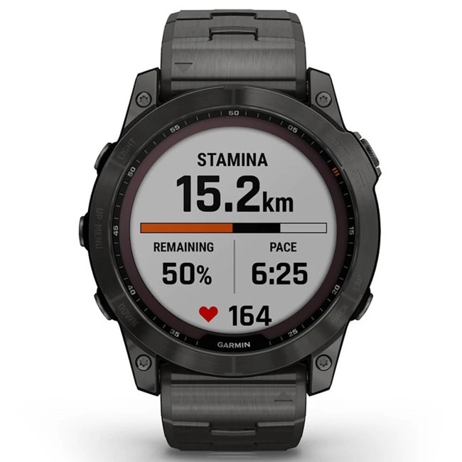 Смарт-часы Garmin Fenix 7X Sapphire Solar Edition Vented Titanium Band