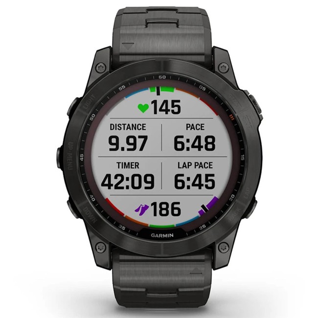 Смарт-часы Garmin Fenix 7X Sapphire Solar Edition Vented Titanium Band