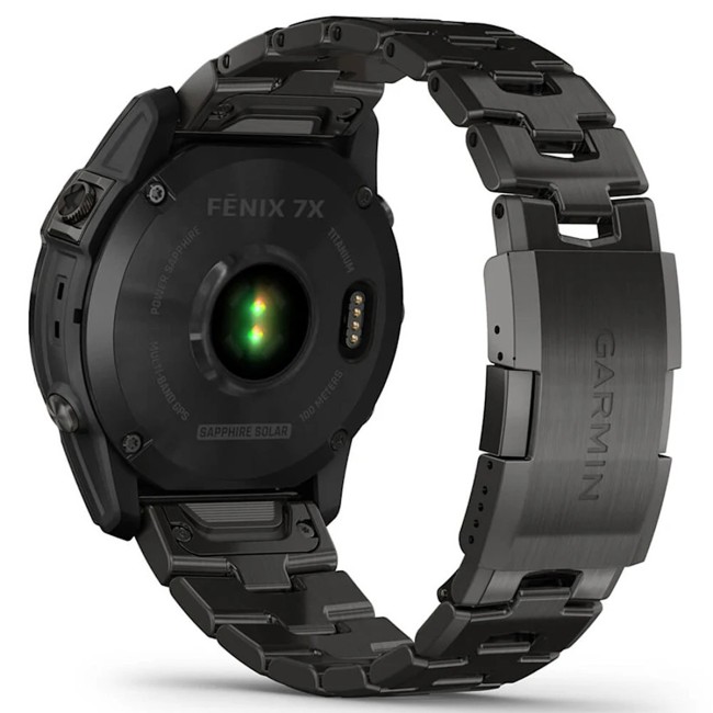 Смарт-часы Garmin Fenix 7X Sapphire Solar Edition Vented Titanium Band