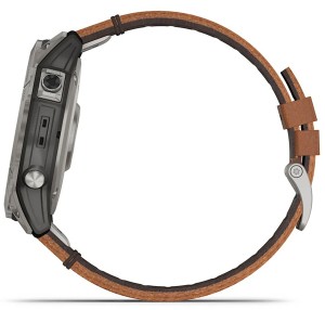 Смарт-часы Garmin Fenix 7X Sapphire Solar Edition Leather Band