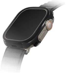 Чехол Uniq Valencia для Apple Watch 49 мм, Black (49MM-VALBLK)