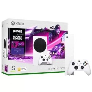 Игровая приставка Microsoft Xbox Series S 512GB + Fortnite + Rocket League (RRS-00035)