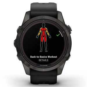 Смарт-часы Garmin Fenix 7S Pro Sapphire Solar Edition DLC Titanium