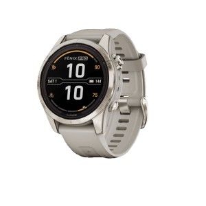 Часы Garmin Fenix 7S Pro Sapphire Solar Soft Gold / Sand Band (010-02776-15)