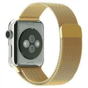 Ремешок для Apple Watch 42/44/45/49mm Milanese Loop Gold