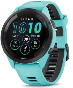 Часы Garmin Forerunner 265 46 mm Music Aqua (Зеленый)