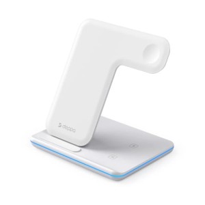 Беспроводная зарядная станция Deppa 3:1:Charging Stand Neo: iPhone, Apple Watch, Airpods (арт.24017)