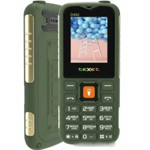 Телефон Texet TM-D400 Dual Sim Green (Зеленый)