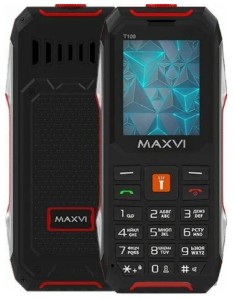 Телефон MAXVI T100 Red (Красный)