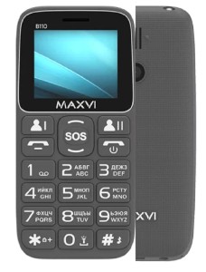 Телефон MAXVI B110 Grey (Серый)