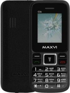 Телефон MAXVI C3n Black (Черный)