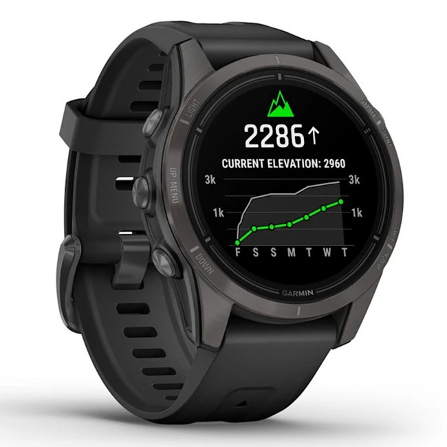 Смарт-часы Garmin Epix Pro (Gen 2) Sapphire Edition 42 mm DLC Titanium