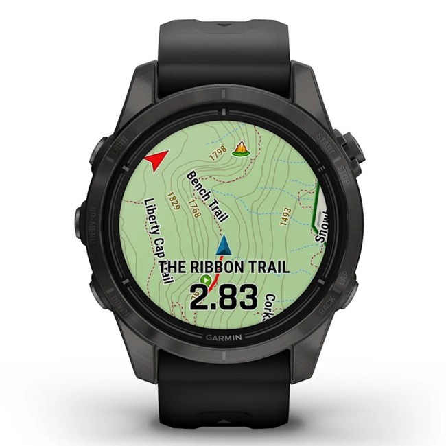 Смарт-часы Garmin Epix Pro (Gen 2) Sapphire Edition 42 mm DLC Titanium