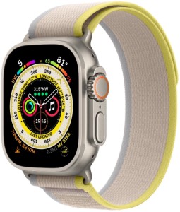 Умные часы Apple Watch Ultra 49 мм Titanium Case Cellular, титановый/желто-бежевый Trail Loop