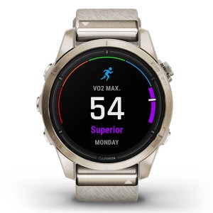 Смарт-часы Garmin Epix Pro (Gen 2) Sapphire Edition 42 mm Heathered Nylon Band