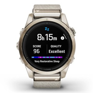 Смарт-часы Garmin Epix Pro (Gen 2) Sapphire Edition 42 mm Heathered Nylon Band