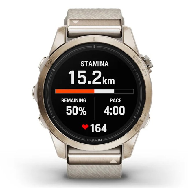 Смарт-часы Garmin Epix Pro (Gen 2) Sapphire Edition 42 mm Heathered Nylon Band