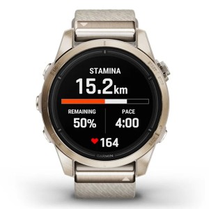 Смарт-часы Garmin Epix Pro (Gen 2) Sapphire Edition 42 mm Heathered Nylon Band