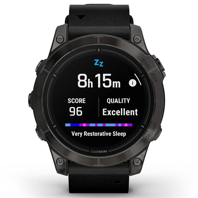 Смарт-часы Garmin Epix Pro (Gen 2) Sapphire Edition 47 mm Leather Band