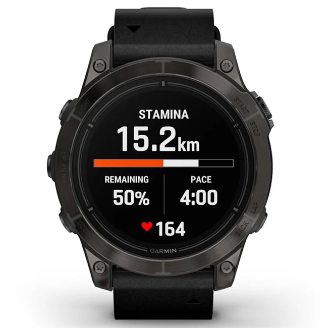 Смарт-часы Garmin Epix Pro (Gen 2) Sapphire Edition 47 mm Leather Band