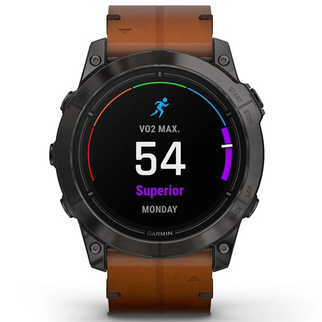 Смарт-часы Garmin Epix Pro (Gen 2) Sapphire Edition 51 mm Leather Band