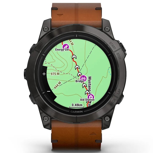 Смарт-часы Garmin Epix Pro (Gen 2) Sapphire Edition 51 mm Leather Band