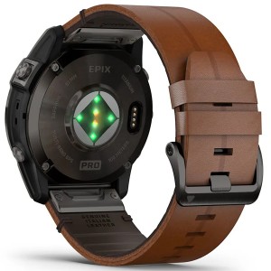 Смарт-часы Garmin Epix Pro (Gen 2) Sapphire Edition 51 mm Leather Band