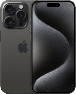 Смартфон Apple iPhone 15 Pro Dual Sim 128GB, Black Titanium (черный)