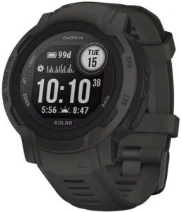 Умные часы Garmin Instinct 2 Solar, черный/графит