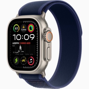 Apple Watch Ultra 2 GPS + Cellular 49mm Natural Titanium Case with Blue Trail Loop