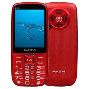 Телефон MAXVI B32 Red (Красный)