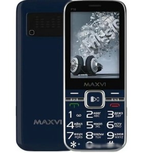 Телефон MAXVI P18 Blue (Синий)