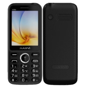 Телефон MAXVI K15n Black (Черный)