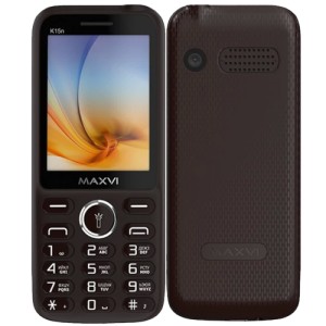 Телефон MAXVI K15n Brown (Коричневый)