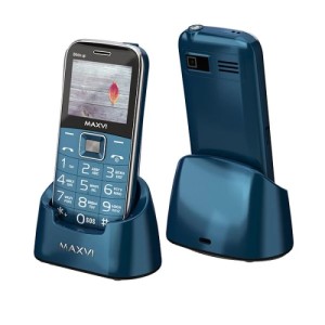 Телефон MAXVI B6ds up Marengo (Синий)