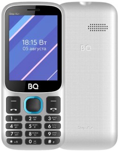 Телефон BQ 2820 Step XL+ Dual Sim White Blue (Белый-Синий)