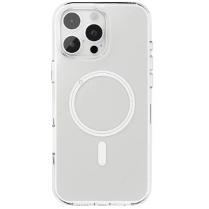 Накладка силикон VLP Puro Case with MagSafe для Apple iPhone 16 Pro Max Прозрачный