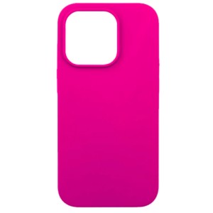 Накладка силикон Silicone Case для iPhone 16 Pro Max Ярко-Розовый